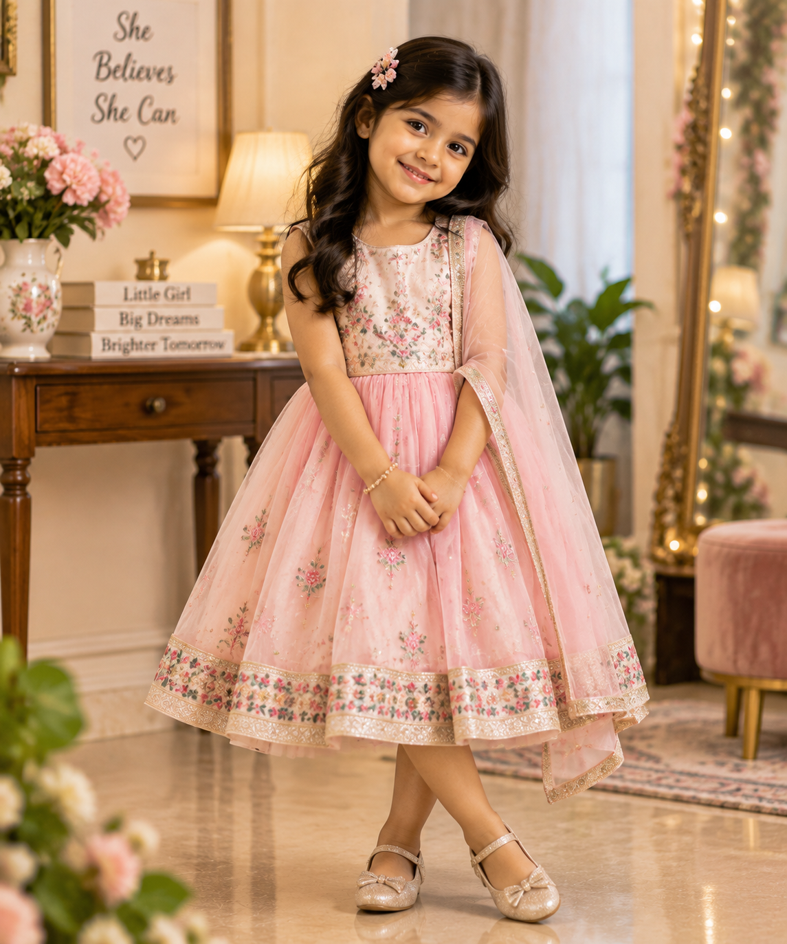 Ivory Lucknowi Chikankari - Purbayani Closet